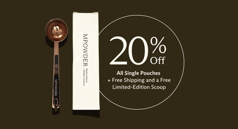 20% off + Free scoop